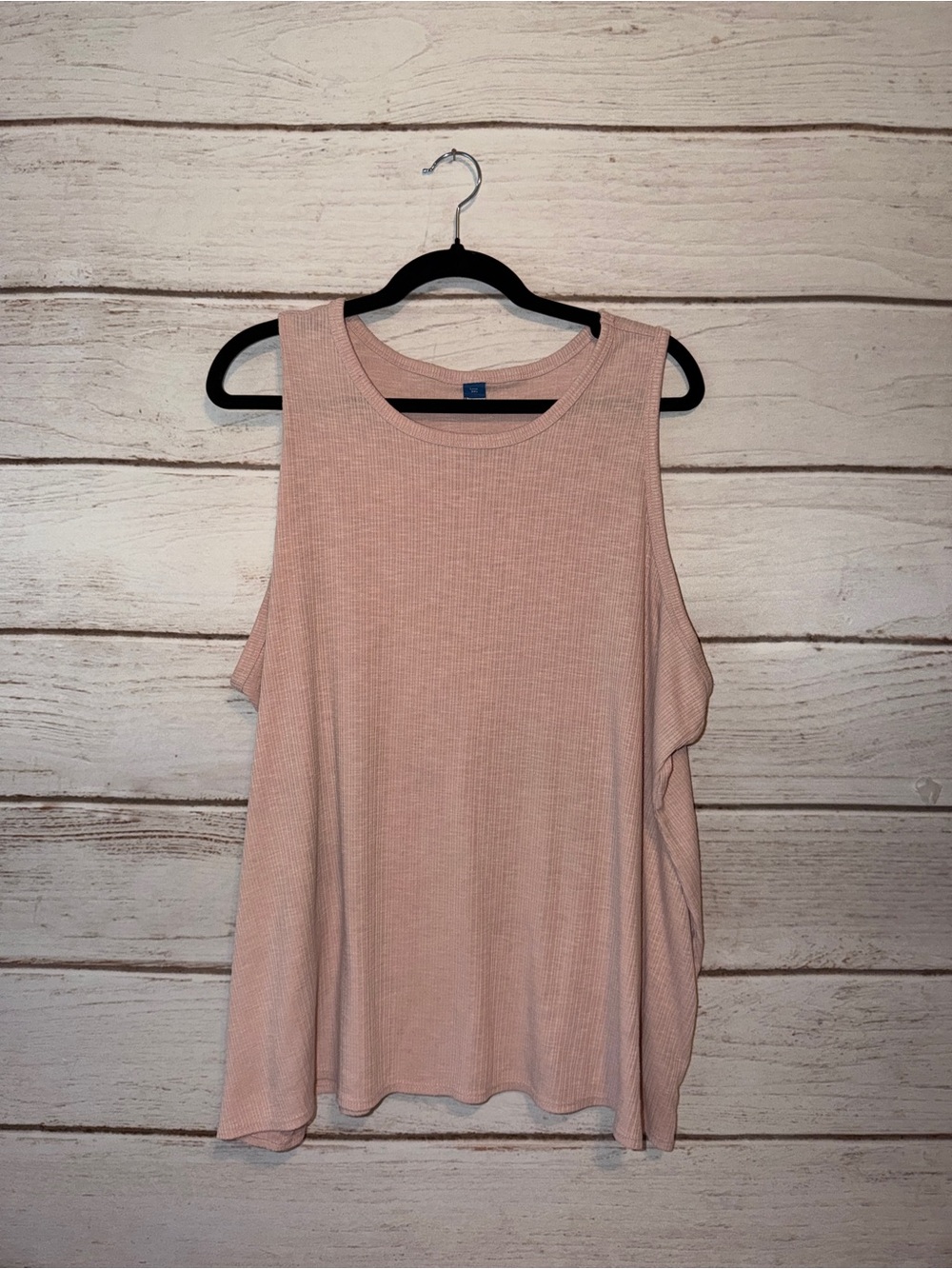 Old Navy Soft Blush Ribbed Tank Top